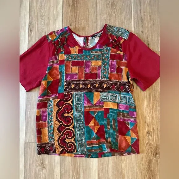 Christopher David Vintage Boho Skirt Set M - Picture 2 of 13